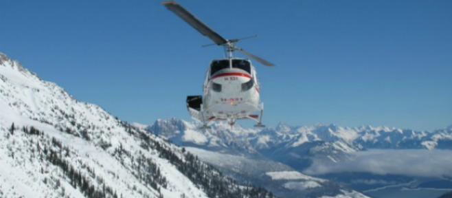 Blue skies in the Monashees