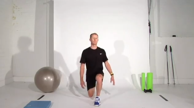 The Lunge - great for ski fitness