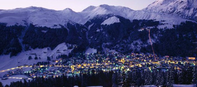 Klosters at night