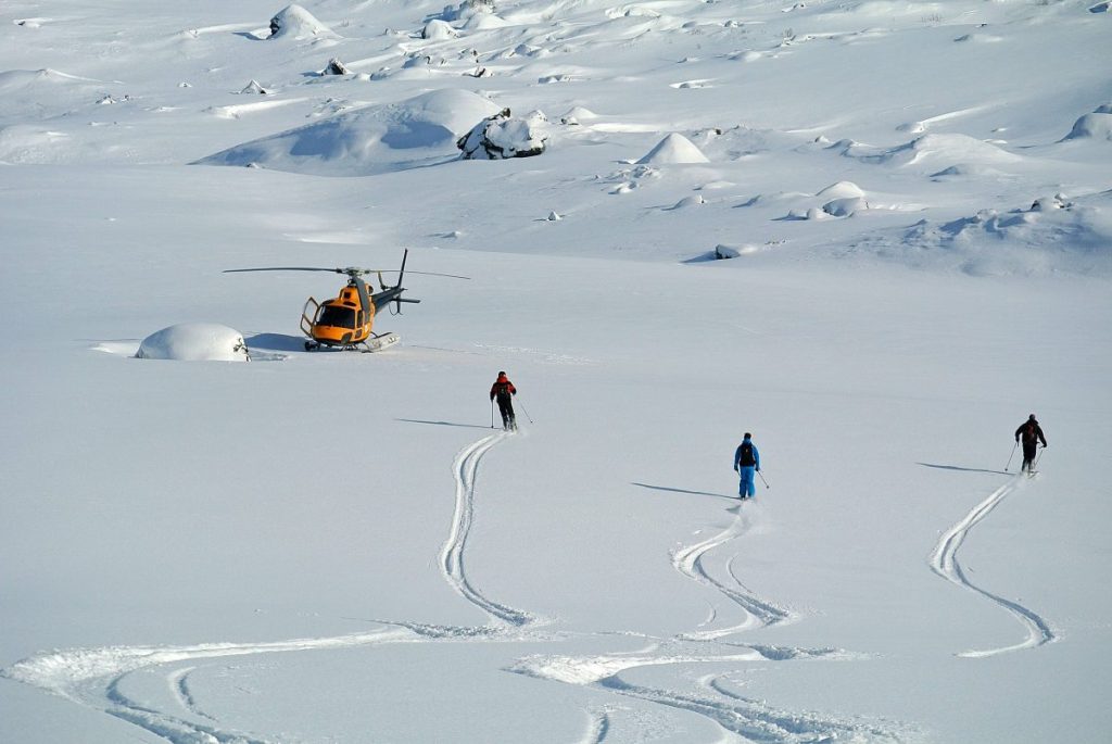 Heli SKiing in Sweden